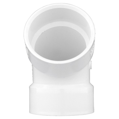 Charlotte Pipe PVC003191000 Schedule 40 PVC 60 Degree Elbow 3 Hub Dia. in.