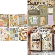 450 PCS Vintage Scrapbook Supplies Junk Journal Supplies, Scrapbook Supplies Kit