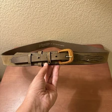 NOCONA BELT CO  Men’s Genuine Leather Size 42  Brown Western Cowboy Rodeo EUC