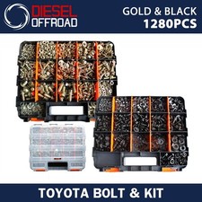 BOLT + NUT KIT 1280 PCS FOR RACE CAR,RALLY CAR,DRIFTCAR,TRACK CAR,GTR,GTS-T,1...