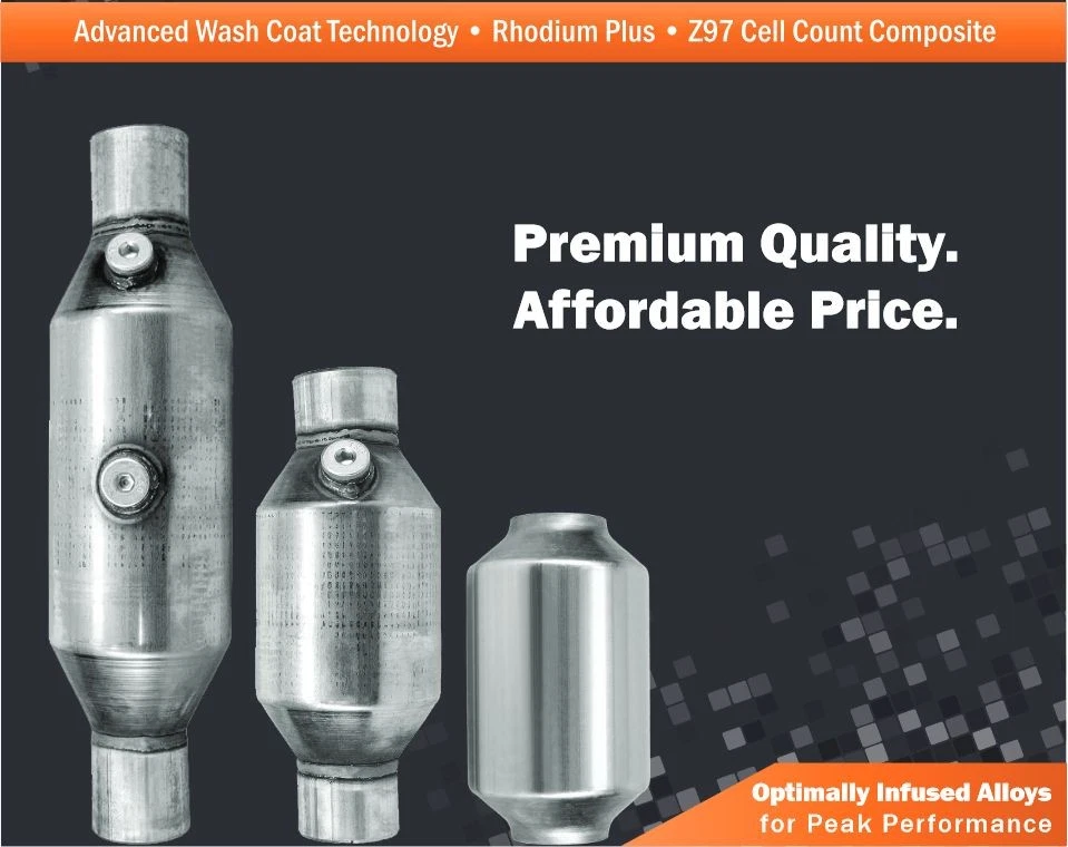 2" Exhaust Catalytic Converter Heavy Load Catalytic Converter True OBDII - - Image 3 of 4