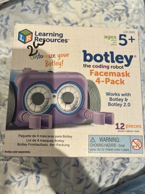 Learning Resources Botley Coding Robot Facemask 4-Pack LER2953 Ages 5+
