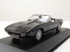 MAXICHAMPS,MASERATI Ghibli Spyder cabriolet 1969 Black, 1/43, MXC940123331