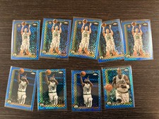 2025-26 TOPPS CHROME BOSTON CELTICS BLUE X-FRACTOR LOT(9) HUGO GONZALEZ BROWN