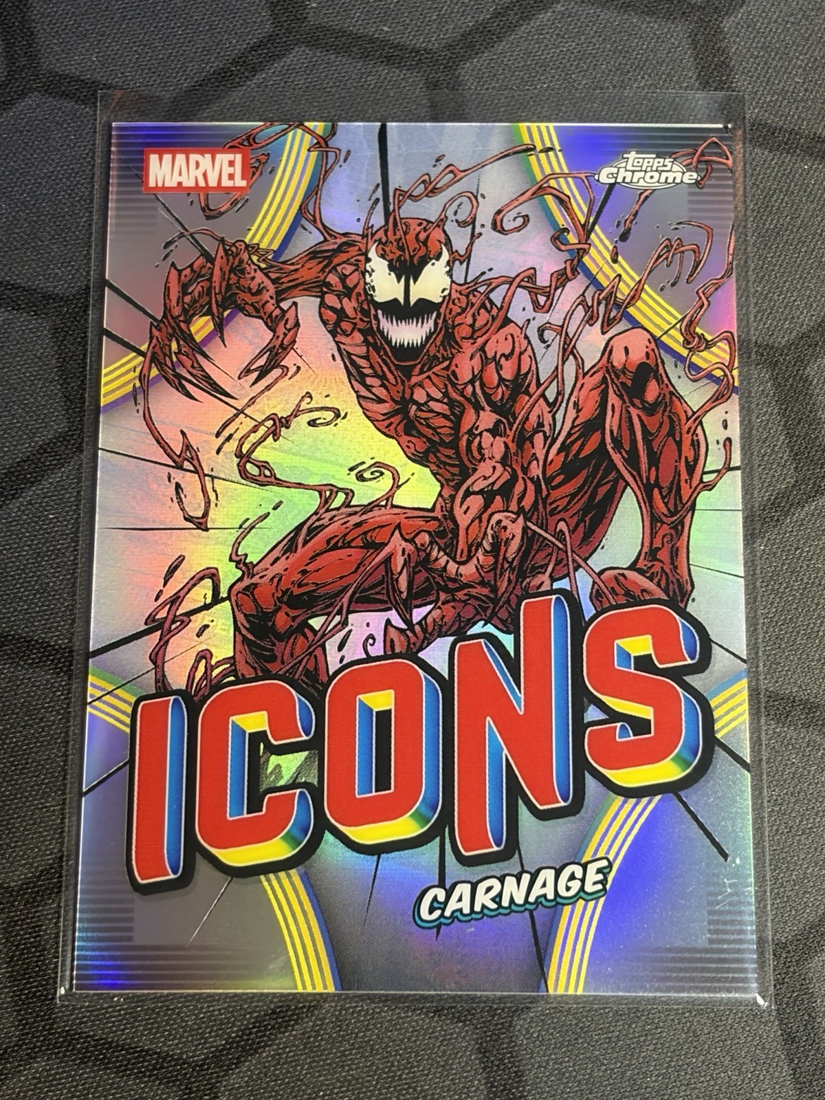 2026 Topps Chrome Marvel Icons Carnage #MI-02
