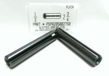 1/2x2-3/4 SLOTTED SPRING PINS STEEL PLAIN (10)