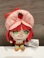 CheeBee Strawberry Shortcake Figure Backpack Clip Keychain Plush 5” Tall