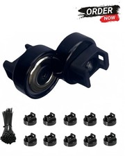 Heavy-Duty Magnetic Zip Tie Mounts,10Pcs Multipurpose Cable Holder with Nylon Ca