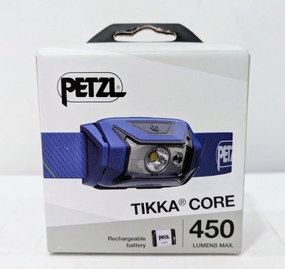 Petzl TIKKA CORE 450 Lumens Rechargeable Headlamp - Blue