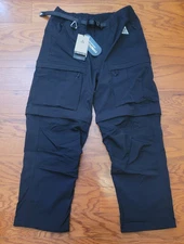 NEW NWT Men's Nike ACG Smith Summit Cargo Pants/Shorts 2 in 1 Black  Medium $195