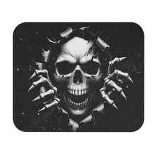 Gothic Skull Mouse Pad - Edgy Desk Gamers  Creatives Gaming Station
