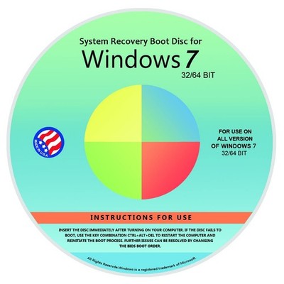 Ralix Reinstall DVD For Windows 7 All Versions 32/64 bit. Recover, Restore,...