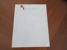 Altes Coca-Cola Briefpapier Fort Myers USA bottling company 60s letterhead vtg