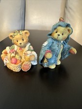 Cherished Teddies GHOST OF CHRISTMAS PRESENT  GHOST OF CHRISTMAS YET TO COME
