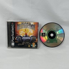 Mass Destruction (Sony PlayStation 1, 1997) With Manual
