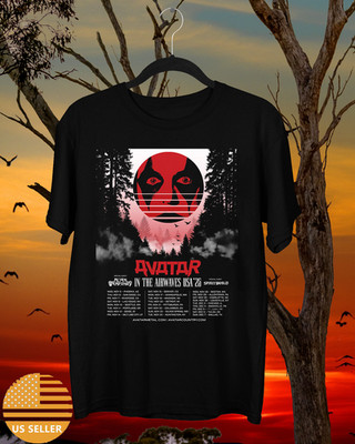 Avatar BAND In the Airwaves USA TOUR 2025 T Shirt FULL SIZE S-5XL