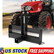 3 Point Trailer Hitch with 2" Receiver for Category 1, 3 Pt Tractor Quick Hitch
