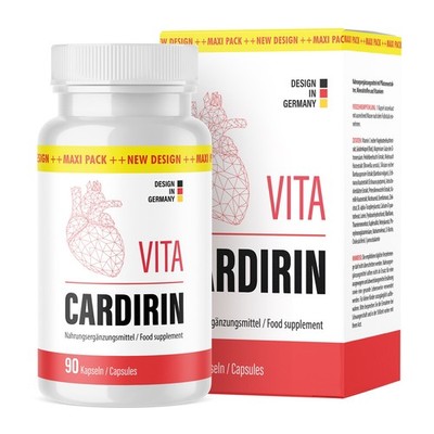 VITA CARDIRIN Kapseln | Qualität für Männer und Frauen | Maxi Pack - 90 Kapseln