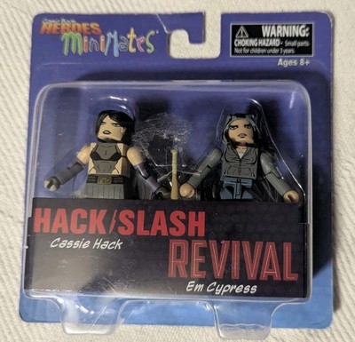 Comic Heroes Minimates Hack/Slash Cassie Hack and Em Cypress 2 Pack Set NEW 2016