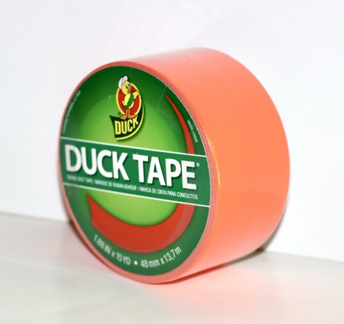 Duck Tape Brand Neon Orange Duct Tape, 1.88 in. x 15 yd. - Picture 2 of 4