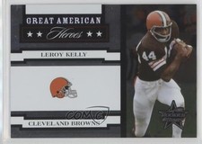 2005 Leaf Rookies & Stars Great American Heroes White 62/750 Leroy Kelly HOF 0f8