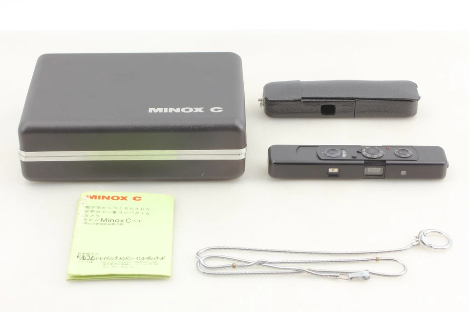 Cámara fotográfica espía Minox C 15 mm negra rara [COMO NUEVA+++ en Cace con correa] de JAPÓN Foto 4 de 4