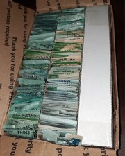 Over 100 NOS Vintage Plastic Watch Crystals Round, Asst. Brands & Sizes 28-39