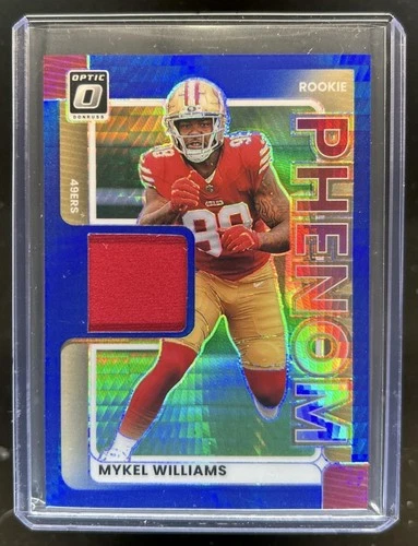 2025 Donruss Optic Mykel Williams Blue Hyper (RAW)