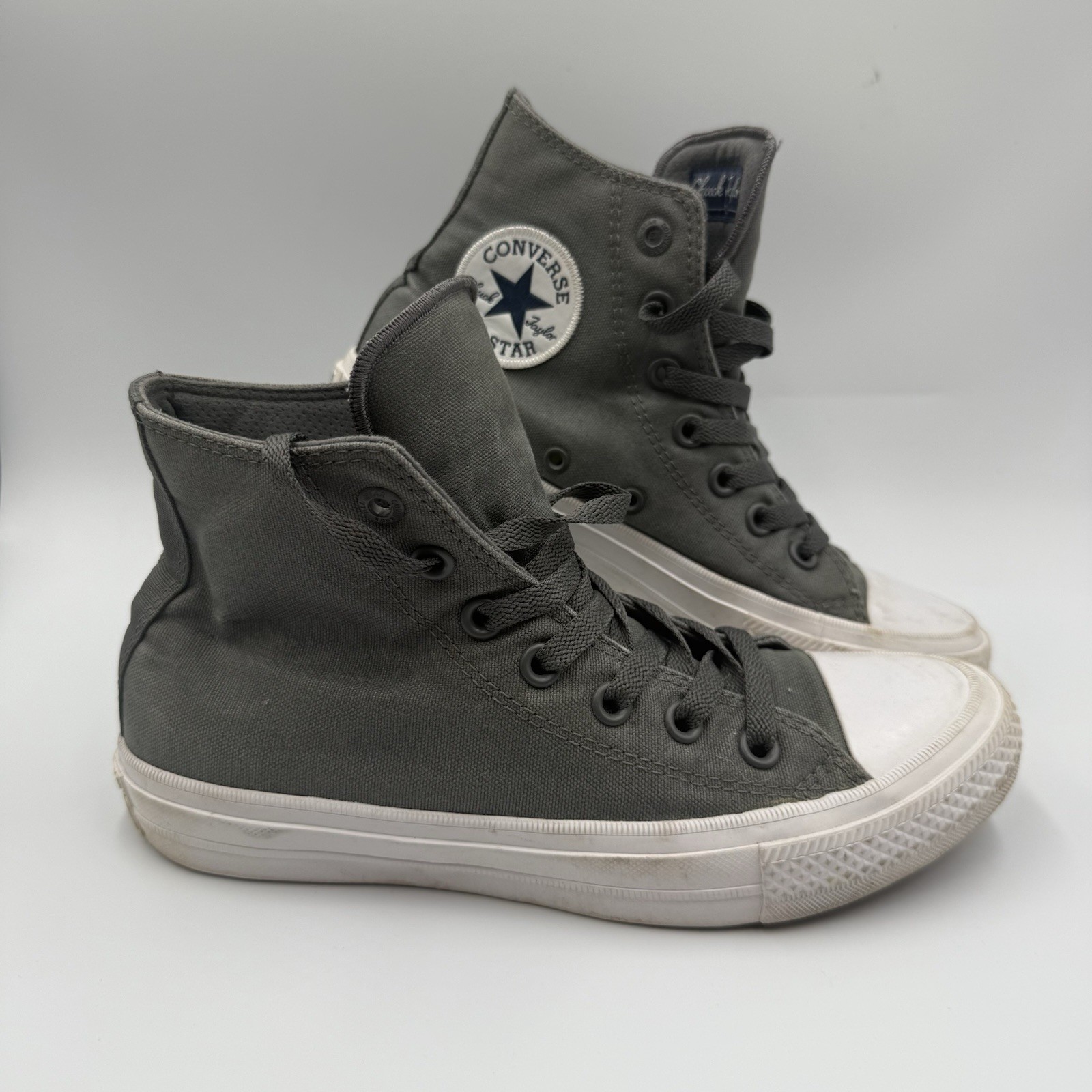 Converse Chuck Taylor High Top – Dark Grey Canvas Trainers Women’s UK 5 Converse Chuck Taylor High Top – Dark Grey Canvas Trainers Women’s UK 5