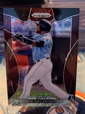 Edwin Encarnacion 2019 Panini Prizm Purple Shimmer /25 144 SP Mariners