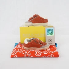 Golden Goose Baby/Toddler Old School Penstar Shoes In Orange Leather Size 19