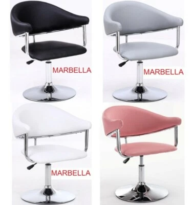 "MARBELLA" HAIR SALON CHAIR, FAUX LEATHER CHAIR BEAUTY HAIRDRESSER SALON CHAIR