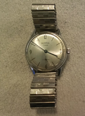 Vintage Wostok Uhr mit 17 Juwelen und Flexarmband