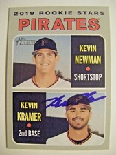 KEVIN KRAMER signed PIRATES 2019 Topps Heritage baseball card AUTO Autographed