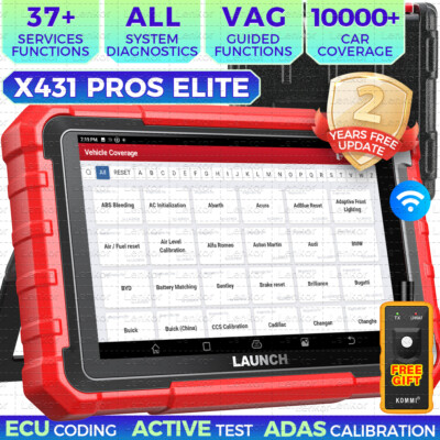 2025 LAUNCH X431 PRO Elite V + PRO5 OBD2 Scanner Car Diagnostic Tool Key Coding