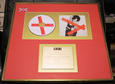 BPI GOLD DISC ALBUM AWARD - TEXAS - 'CAREFUL WHAT YOU WISH FOR' - 2003
