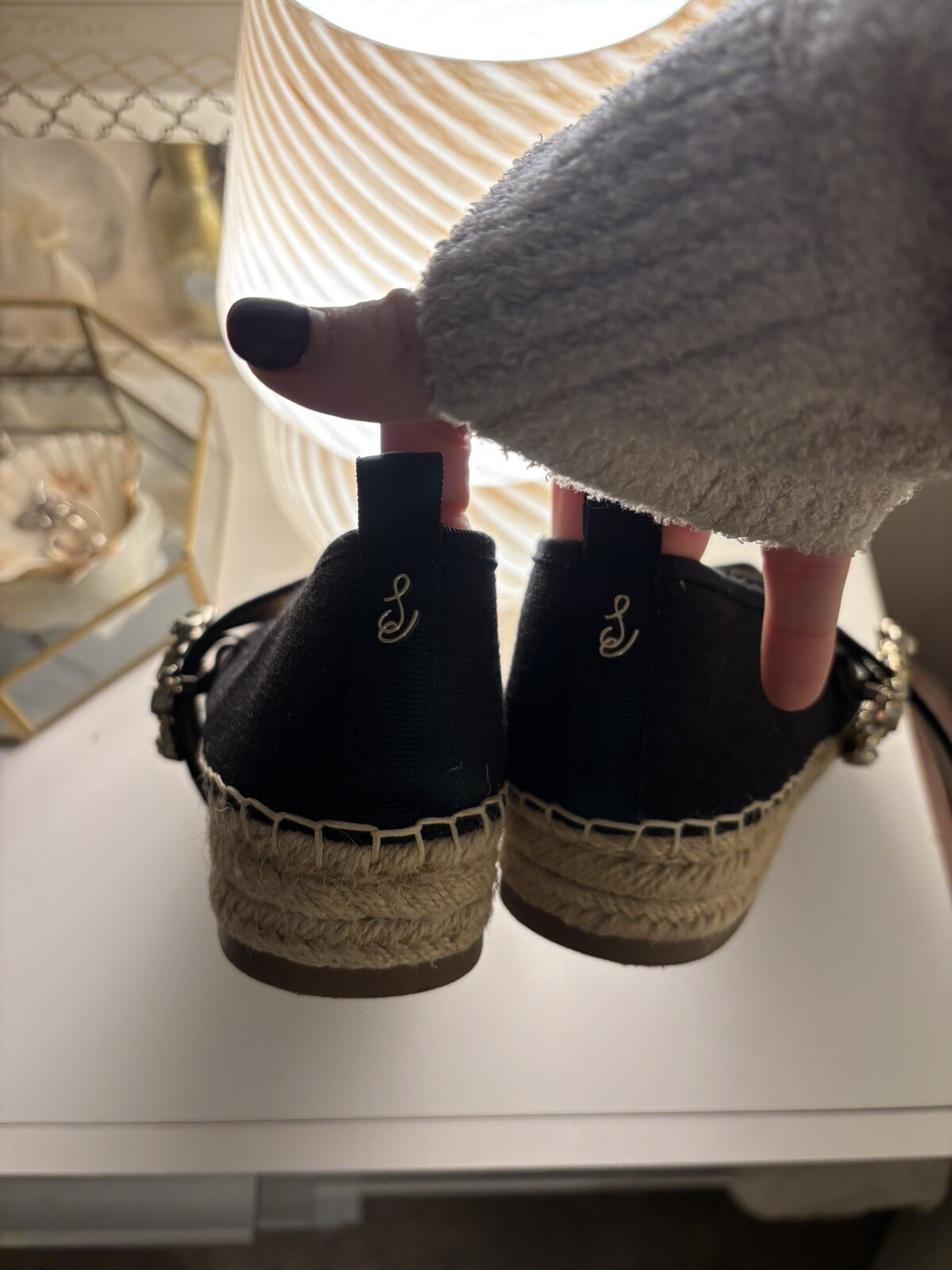 Sam Edelman Women's Maddy Mary Jane Flats, Style# I9541F1001, Size 8.5, Black