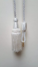 Decorative Bathroom Tassel Pull Cord White colour  light pull