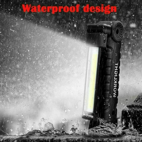 COB LED Rechargeable Work Light Magnetic Inspection Torch Lamp Flexible Cordless - Picture 6 of 31