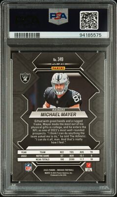 2023 Panini Mosaic #349 Michael Mayer Reactive Yellow PSA 8 | eBay