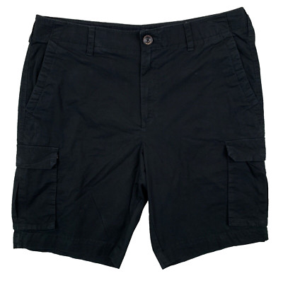 APT.9 schwarz Premier Flex Cargo Baumwolle Workwear Shorts Herren Größe 38