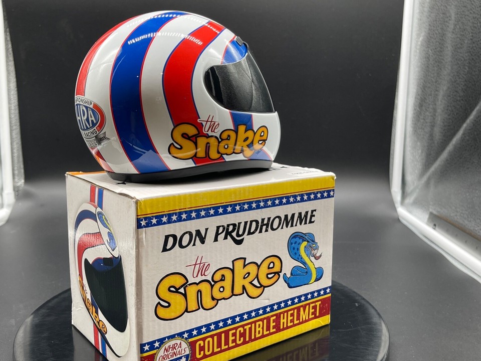 VR NHRA ORIGINALS "DON THE SNAKE PRUDHOMME" MINI HELMET. VERY NICE CONDITION NIB eBay