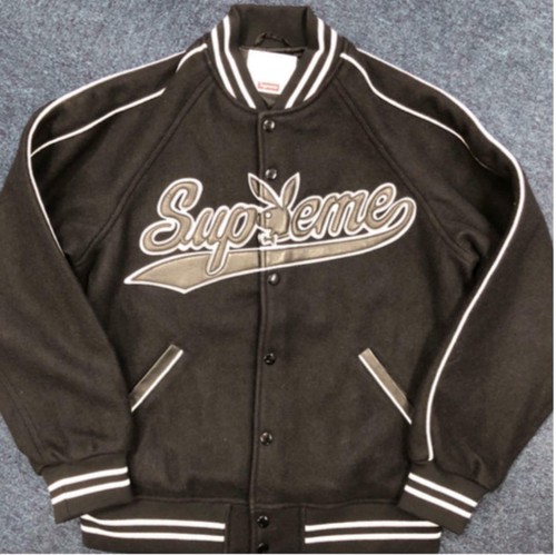 supreme playboy wool varsity jacket