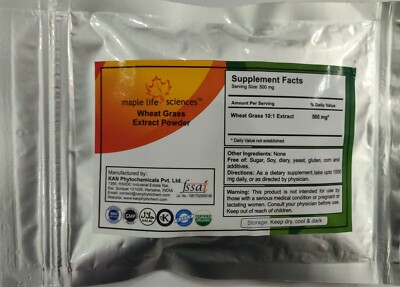 Weizengras 10:1 Extrakt Pulver rein & hochwertig Antioxidans