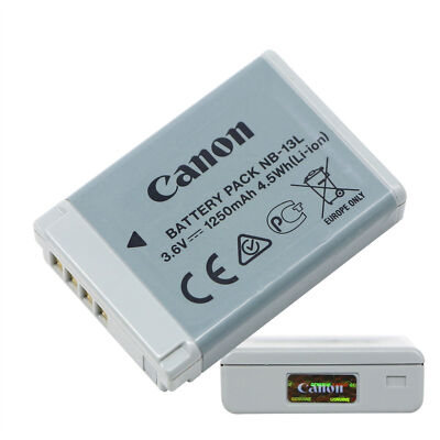 Original Canon NB-13L Battery for G1 G5 G7 G9 SX620 SX720 SX730 SX740 G7XII