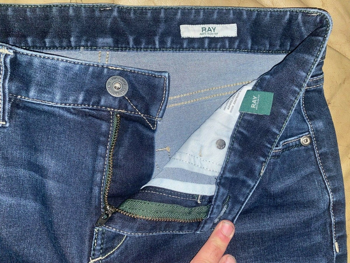 Jack Jones Blue Ray=Anti Slim Waist=32