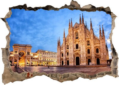 Mailänder Dom Italien Dom 3D Wandaufkleber Poster Aufkleber Wandbild Schlafzimmer Kunst Z314