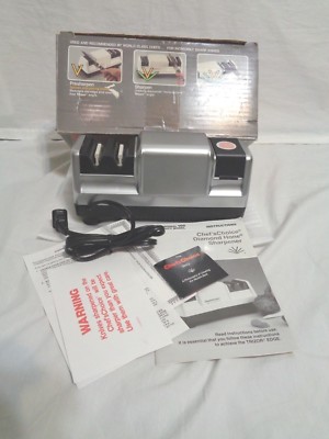 Chef's Choice 100 Diamond Hone 3-Stage Professional Knife Sharpener White
