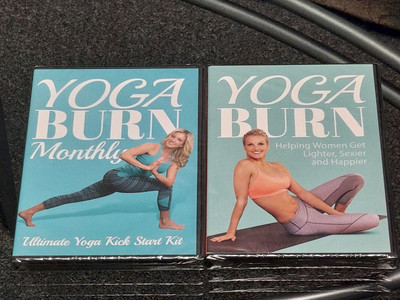 2 - Yoga Burn Monthly Ultimate Yoga Kick Start Kit & Premium Package 4 DVD Sets