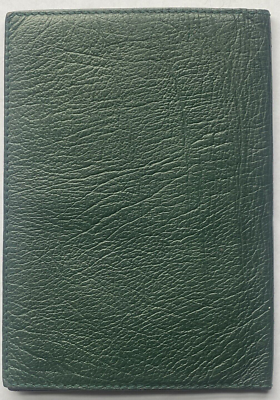 GENUINE RARE Rolex Green Leather Passport Wallet Switzerland code